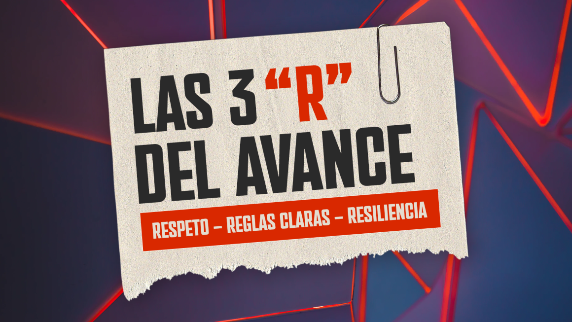 Las 3 R del avance Las 3 R del avance