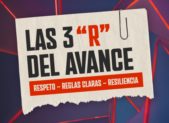 Las 3 R del avance Las 3 R del avance
