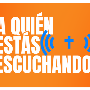 ¿A quién estás escuchando? ¿A quién estás escuchando?